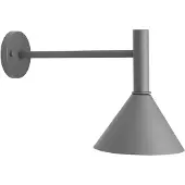 PR Home Vägglampa utomhus Tripp, dimbar, Aluminium / grå / zink, Metall, Skandinavisk, Utomhusvägglampa