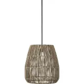 PR Home utomhushänglampa Saigon, grå, Ø 38 cm, kabel 2,5 m dimbar, Aluminium / grå / zink, Syntetmaterial