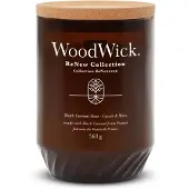 Woodwick WW ReNew stort doftljus - svartvinbär & ros