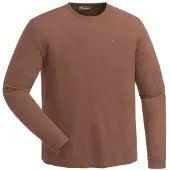 Pinewood Peached Långärmad T-shirt (Färg: Mörk Coppar, Storlek: 3XL)