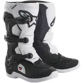 Alpinestars Tech 3S Barnstövlar Stövlar Svart/Vit 2 Unisex sort