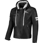 Rusty Stitches Super Jari Hooded V2 Motorcykel Läderjacka