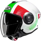 HJC I40 N Pyle MC41 Vit/Grön/Röd XL Unisex hvid
