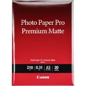 Canon A3 210g PM-101 fotopapper | Premium Matte | 20 ark