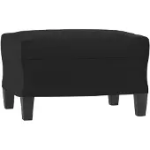 vidaXL Fotpall svart 60x50x41 cm konstläder