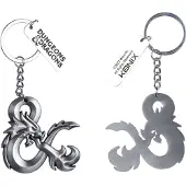 Konix Dungeons & Dragons Nyckelring 3D-logotyp