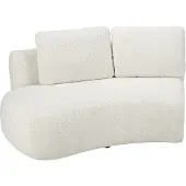Artwood Dixon modul vänster bouclé cream 2-sits