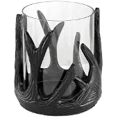 Artwood Antler ljuslykta svart