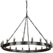 Artwood Crown taklampa antik järn