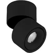 Arcchio LED-takspotlight Rotari, 620 lm, 1 lampa, svart Rotari , dimbar, Svart, Vardagsrum / matsal, Aluminium / grå / zink, Modern, LED-taklampa