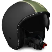 Momo MOMODESIGN Blade Jet hjälm svart Matt / militär grön