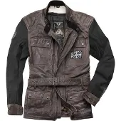 Black-Cafe London Retro Motorcykelskinnjacka