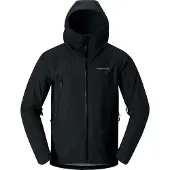 Norrøna - Vandringskläder - Falketind Gore-Tex Jacket M Caviar Black för Unisex - Storlek XL - Svart