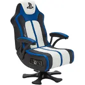X Rocker XROCKER gamingstol blå-vit PlayStation/2.1 ljudsystem