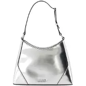 STAUD Linda Axelväska - - Läder - Silver