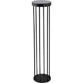 LUCANDE Utomhusbelysning , Nilea, Svart, Terrass, Aluminium, Modern