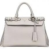 GUESS Handväska 'Eco Ali Luxury Satch' silver