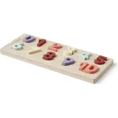 Kids Concept Pussel - 0-10 - Trä - - One Size - Pussel