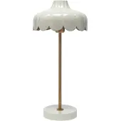 PR Home Bordslampa Wells, Creme / bärnsten, Vardagsrum / matsal, Metall, Bordslampa