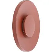 LUCANDE LED utomhus vägglampa Kayana , Brun / rost, Aluminium / grå / zink, Modern, LED-vägglampa utomhus