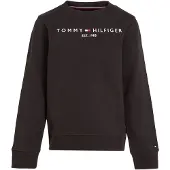 Tommy Hilfiger Sweatshirt - Essential - Organic - Svart - - 14 år (164) - Sweatshirt
