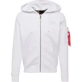 Alpha industries Back Print Sweatshirt Med Dragkedja