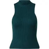 Urban Classics Short Rib Knit Turtleneck ärmlös T-shirt
