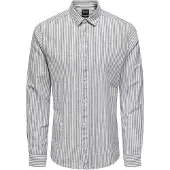 Only & Sons Skjorta 'Caiden' marinblå / vit