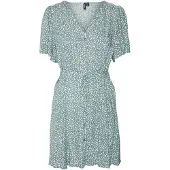 Vero Moda Skjortklänning 'VMAlba' pastellgrön / vit