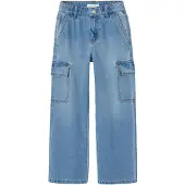 Name it Rose Wide Cargo Fit Jeans