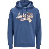 Jack & Jones Sweatshirt gentiana / mörkorange / vit