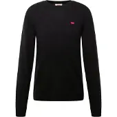 Levi's Tröja 'Original Housemark Sweater' knallröd / svart
