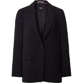 BOSS Regular-fit jacket in crease-resistant crepe