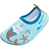 Playshoes Strand-/badsko turkos / azur / brun / vit