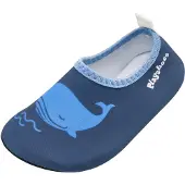 Playshoes Strand-/badsko marinblå / himmelsblå / vit