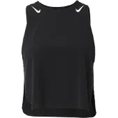 Nike Running - Trail running-kläder dam - W Aeroswift Dri-Fit ADV Crop Tank Black White för UnisexUll - Storlek M - Svart