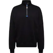 Hugo Blue Neeler 10249110 Blue Tröja Med Halv Dragkedja