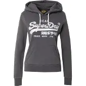 Superdry Sweatshirt svart / vit