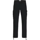 Jack & Jones Plus Cargobyxa 'JPSTKane JJBarkley' svart
