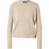 Superdry för kvinnor. W6110567A Essential-jumper brun (L), Casual, Akryl