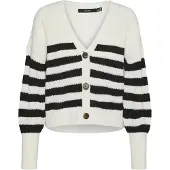 Vero Moda Kofta 'VMLEA' svart / vit