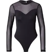 Pieces T-shirtbody 'PCMILLY' svart