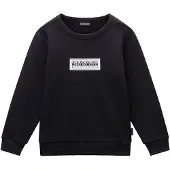 Napapijri Sweatshirt 'K B-Chamois' svart / vit