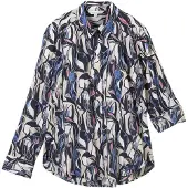 Tom Tailor Printed Collar Skjorta Med Långa ärmar