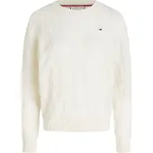 Tommy Hilfiger Pure Wool Chain Cable Knit Jumper