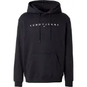 Tommy Hilfiger Tommy Jeans Linear Logo Fleece Drawstring Hoody