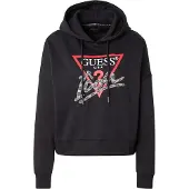 GUESS Sweatshirt grenadine / svart / silver / vit