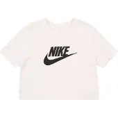 Nike T-shirt 'Futura' svart / ullvit
