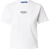 PEQUS T-shirt 'A Paradise Beach Club' pastellrosa / svart / vit