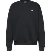 New Balance Sweatshirt Fleece Essentials Crew - Svart, storlek Large